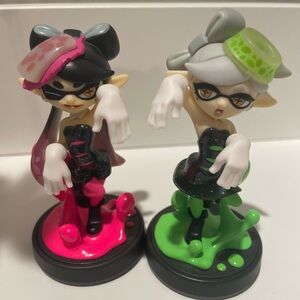 Splatoon Squid Sisters Callie and Marie Amiibos